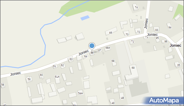 Joniec, Joniec, 66, mapa Joniec