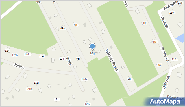 Joniec, Joniec, 98g, mapa Joniec