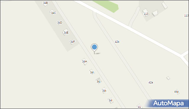 Joniec-Kolonia, Joniec-Kolonia, 34u, mapa Joniec-Kolonia