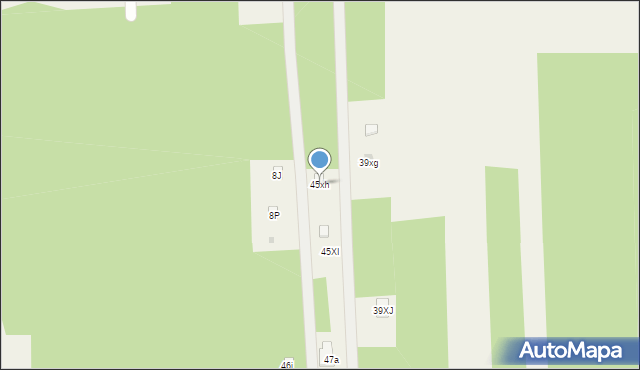 Joniec-Kolonia, Joniec-Kolonia, 45xh, mapa Joniec-Kolonia