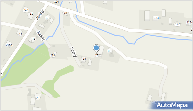 Joniny, Joniny, 17, mapa Joniny