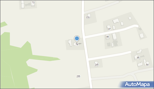 Joniny, Joniny, 74, mapa Joniny