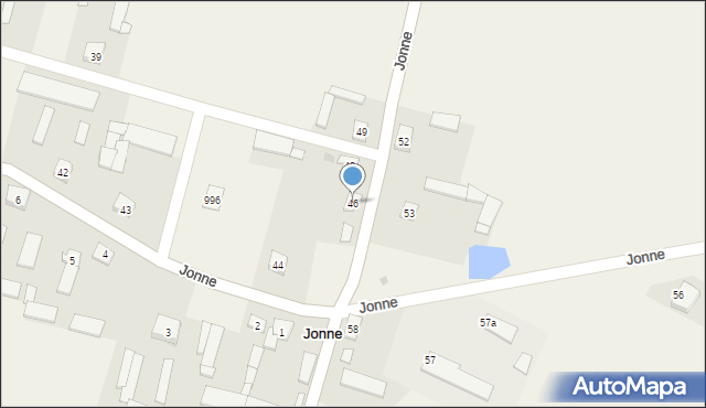 Jonne, Jonne, 46, mapa Jonne