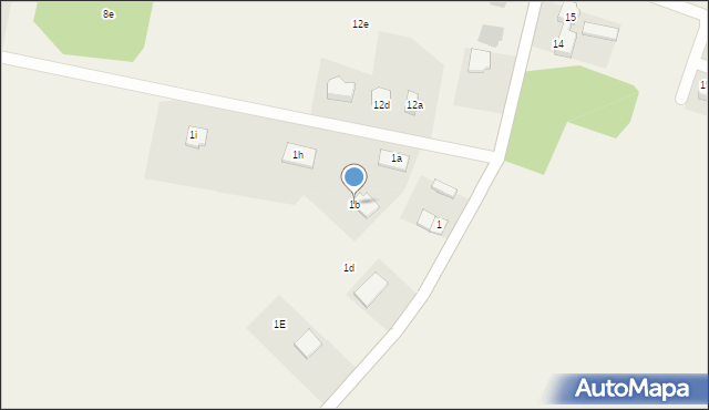 Jordanów, Jordanów, 1b, mapa Jordanów
