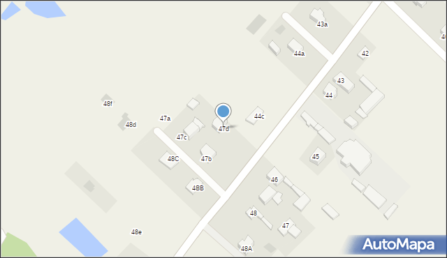 Jordanów, Jordanów, 47d, mapa Jordanów