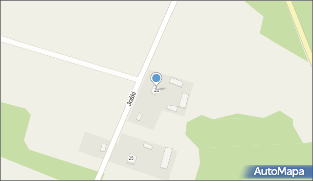 Jośki, Jośki, 24, mapa Jośki