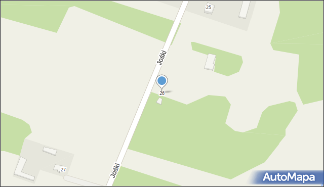 Jośki, Jośki, 26, mapa Jośki