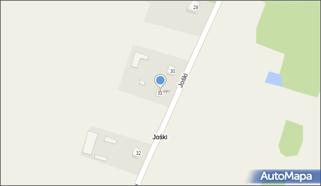 Jośki, Jośki, 31, mapa Jośki