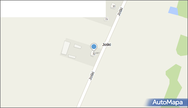 Jośki, Jośki, 32, mapa Jośki