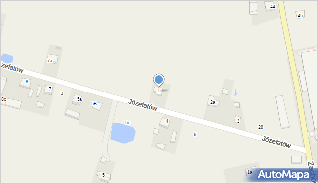 Józefatów, Józefatów, 1, mapa Józefatów