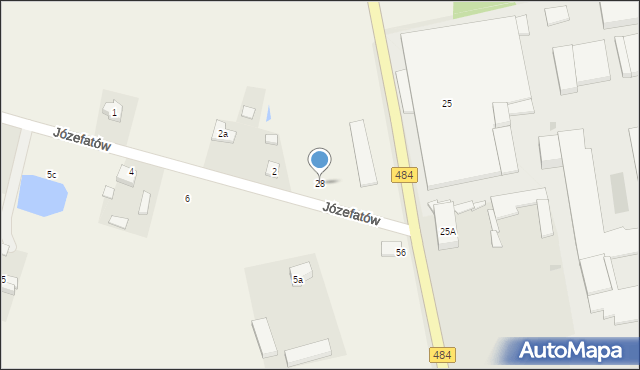 Józefatów, Józefatów, 28, mapa Józefatów