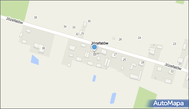 Józefatów, Józefatów, 32t, mapa Józefatów