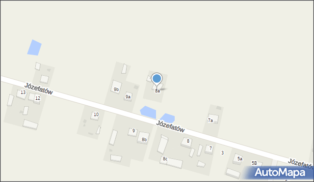 Józefatów, Józefatów, 8a, mapa Józefatów
