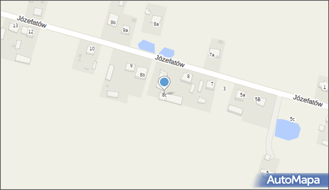 Józefatów, Józefatów, 8c, mapa Józefatów