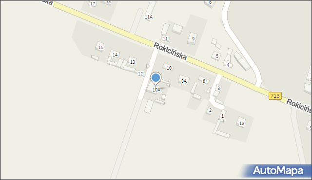 Józefin, Józefin, 10A, mapa Józefin