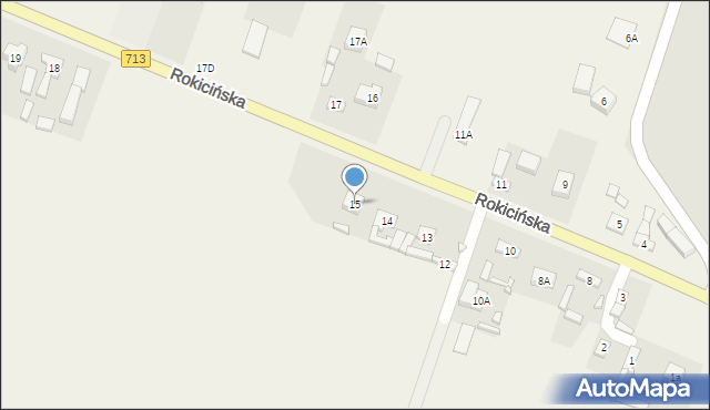 Józefin, Józefin, 15, mapa Józefin