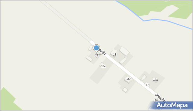 Józefin, Józefin, 19, mapa Józefin