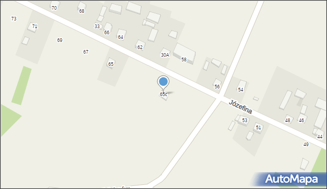 Józefina, Józefina, 65c, mapa Józefina
