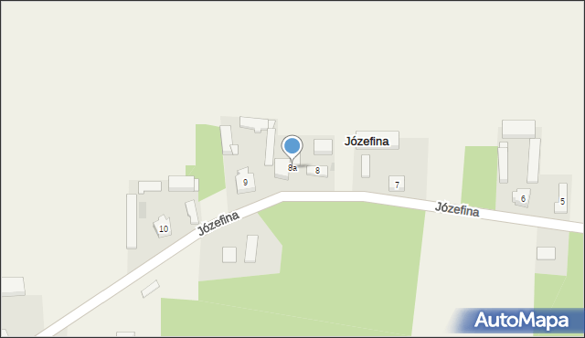 Józefina, Józefina, 8a, mapa Józefina