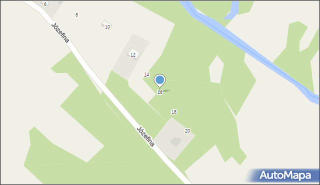 Józefina, Józefina, 16, mapa Józefina