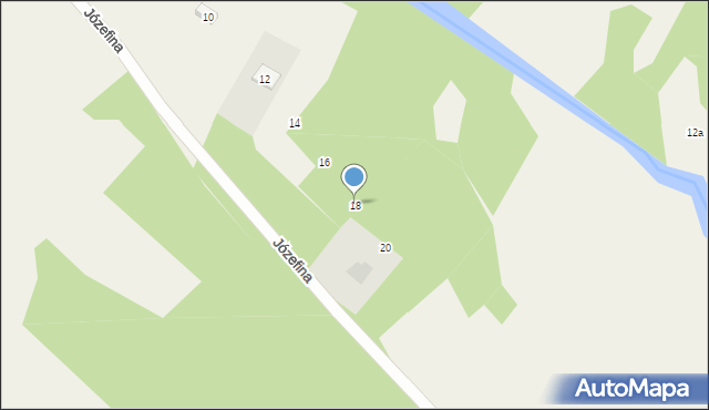 Józefina, Józefina, 18, mapa Józefina