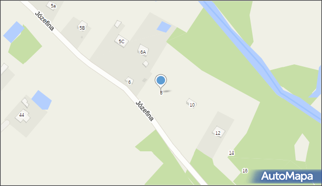 Józefina, Józefina, 8, mapa Józefina