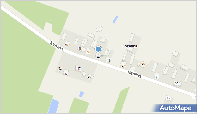Józefina, Józefina, 44, mapa Józefina