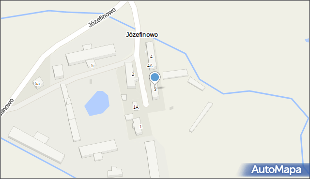 Józefinowo, Józefinowo, 3, mapa Józefinowo