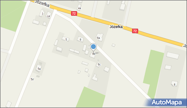 Józefka, Józefka, 6b, mapa Józefka