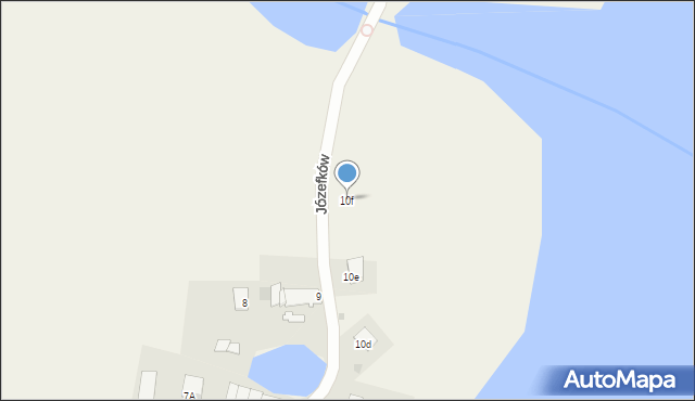 Józefków, Józefków, 10f, mapa Józefków