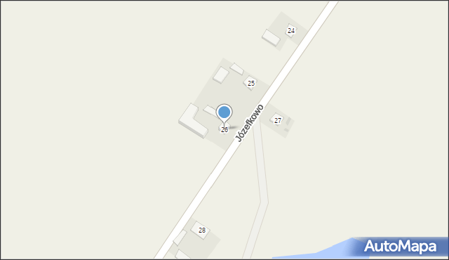 Józefkowo, Józefkowo, 26, mapa Józefkowo