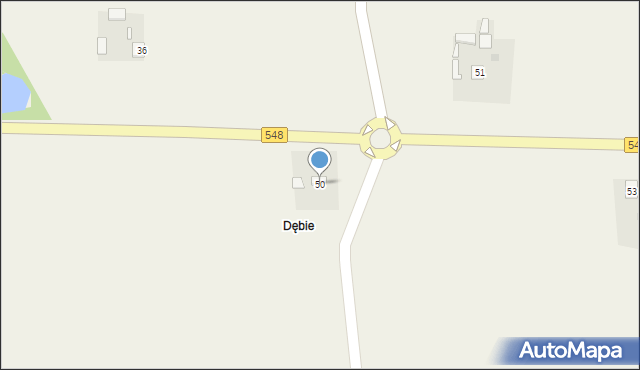 Józefkowo, Józefkowo, 50, mapa Józefkowo