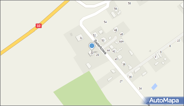 Józefkowo, Józefkowo, 22, mapa Józefkowo