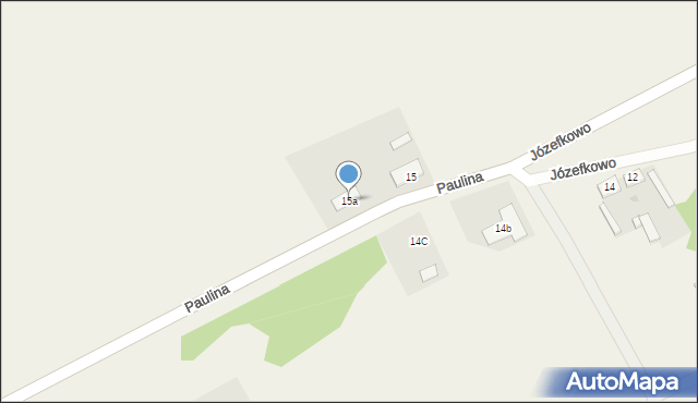 Józefkowo, Józefkowo, 15a, mapa Józefkowo