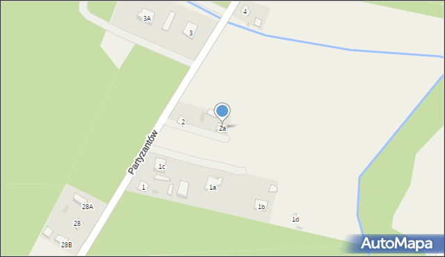 Józefów, Józefów, 2a, mapa Józefów