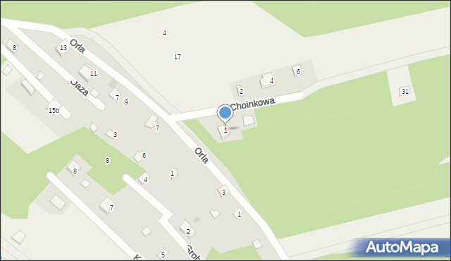 Józefów, Józefów, 1, mapa Józefów