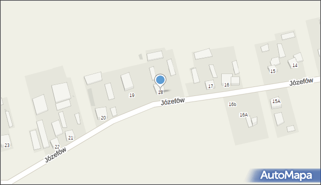 Józefów, Józefów, 18, mapa Józefów