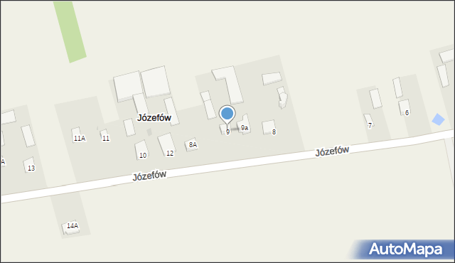 Józefów, Józefów, 9, mapa Józefów