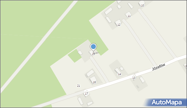 Józefów, Józefów, 15, mapa Józefów