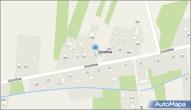 Józefów, Józefów, 27c, mapa Józefów