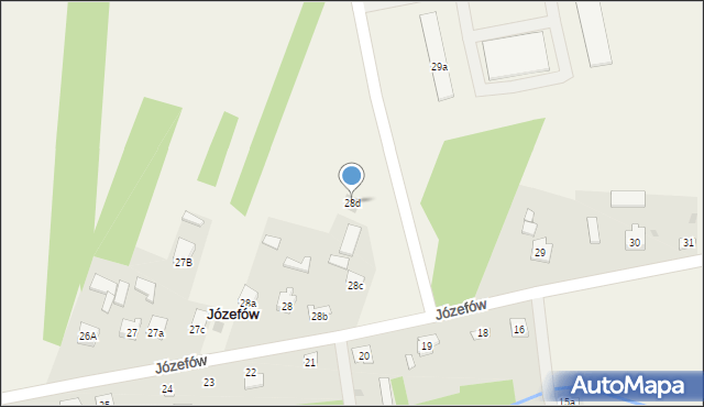 Józefów, Józefów, 28d, mapa Józefów