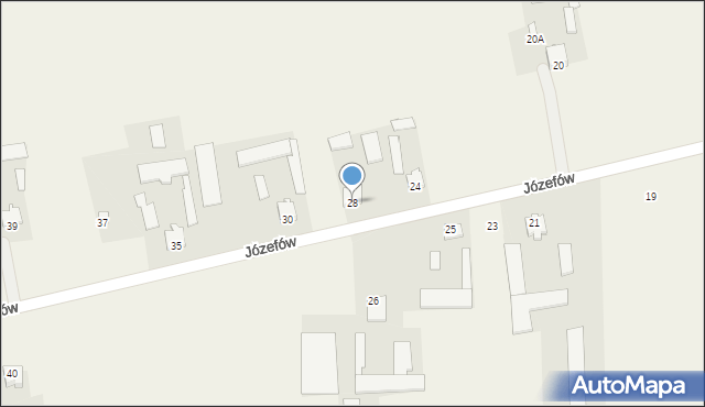 Józefów, Józefów, 28, mapa Józefów