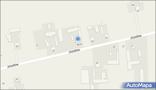 Józefów, Józefów, 30, mapa Józefów