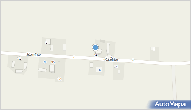 Józefów, Józefów, 5A, mapa Józefów