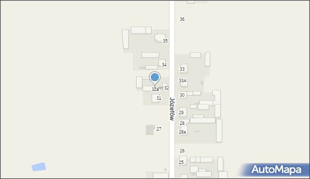 Józefów, Józefów, 32a, mapa Józefów