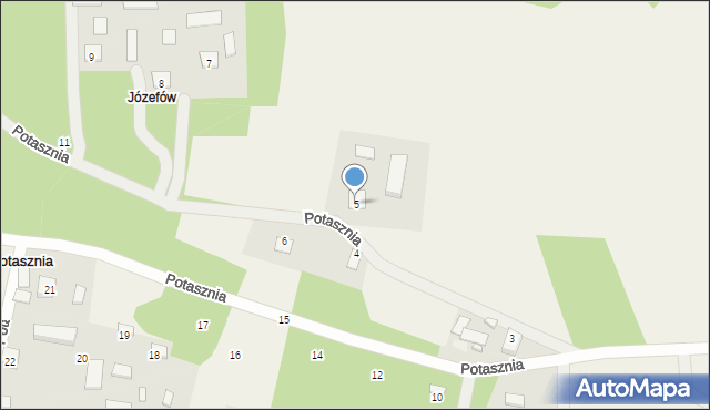 Józefów, Józefów, 5, mapa Józefów