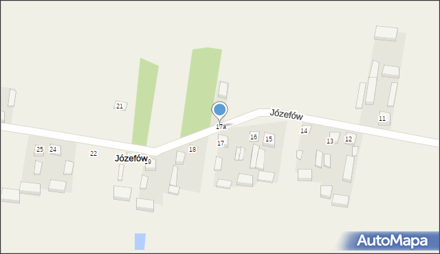 Józefów, Józefów, 17a, mapa Józefów