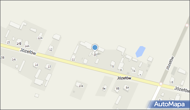 Józefów, Józefów, 10, mapa Józefów