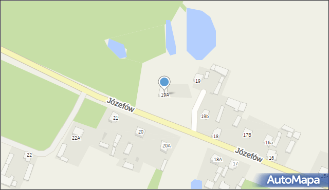 Józefów, Józefów, 19A, mapa Józefów