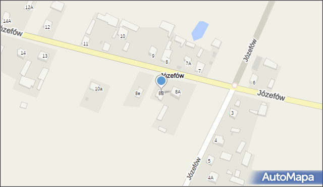 Józefów, Józefów, 8B, mapa Józefów